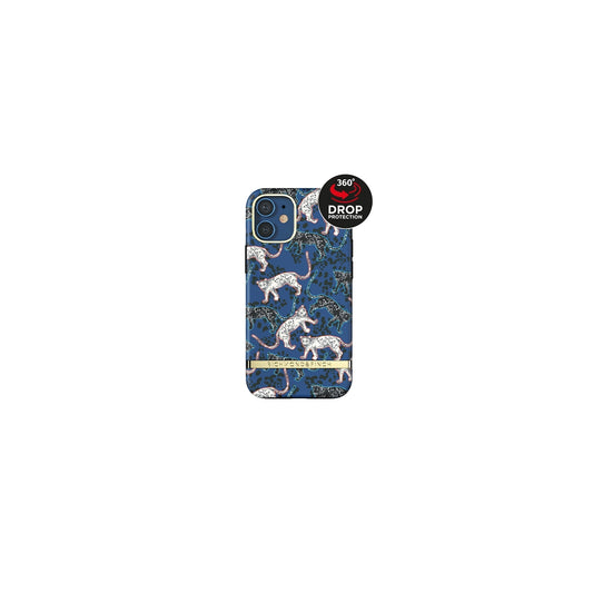 Richmond & Finch Freedom Series One-Piece Apple iPhone 12 Mini Blue Leopard