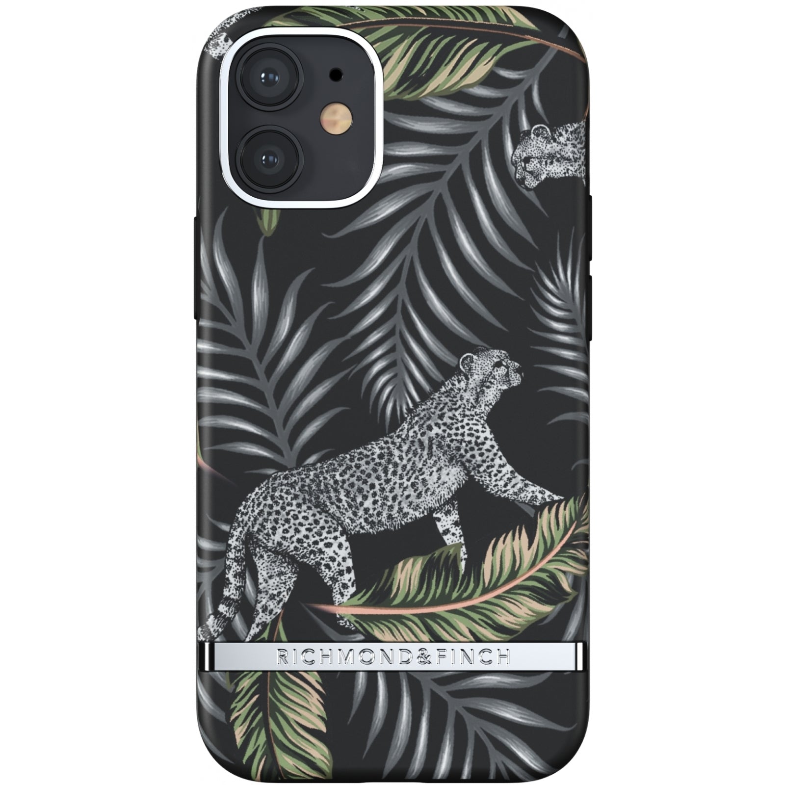 Richmond & Finch Freedom Series One-Piece Apple iPhone 12 Mini Silver Jungle