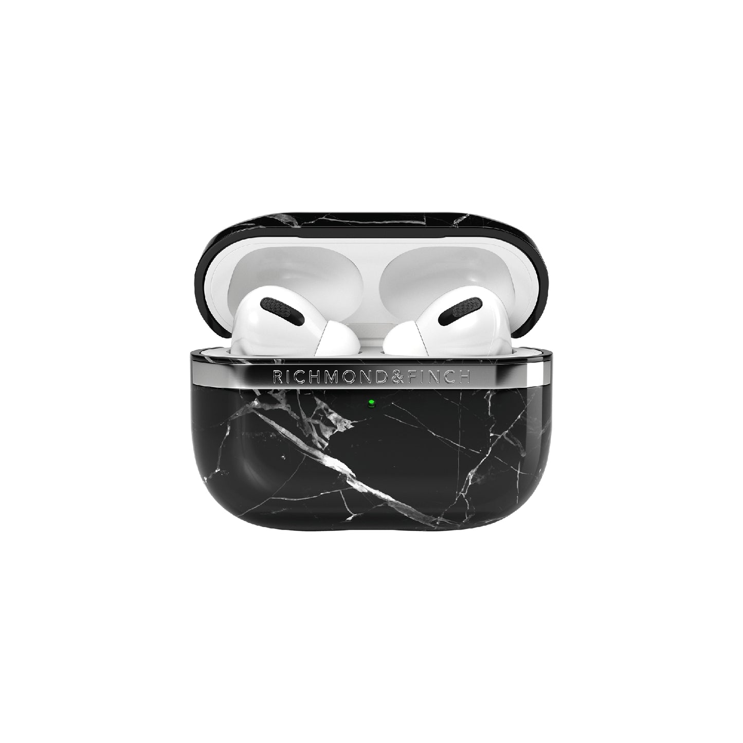 Richmond & Finch Freedom Series Apple Airpod Pro Black Marble/Silver