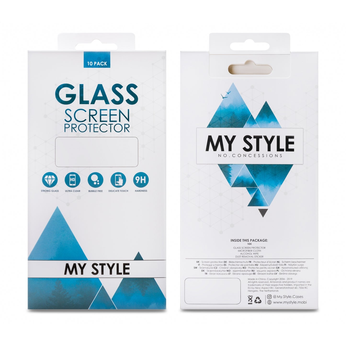 My Style Tempered Glass Screen Protector for Samsung Galaxy A03/A03s/A04s/A13/A32 Clear (10-Pack)