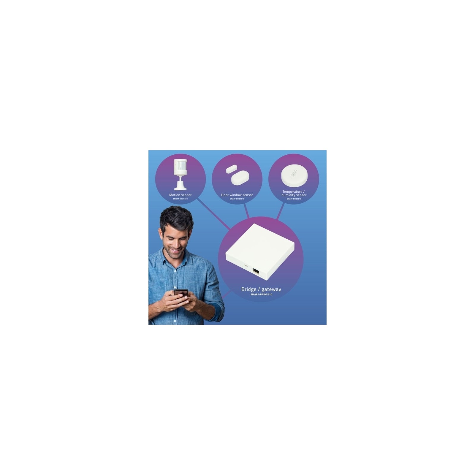 Alecto Smart Zigbee Bridge White