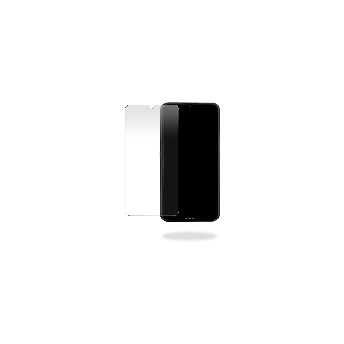 Mobilize Glass Screen Protector - Black Frame - Nokia 1.4