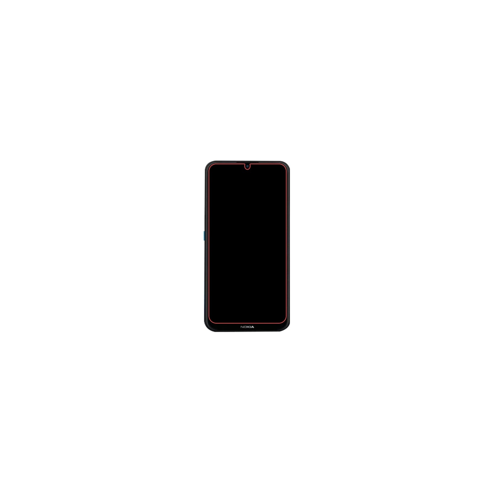 Mobilize Glass Screen Protector - Black Frame - Nokia 1.4