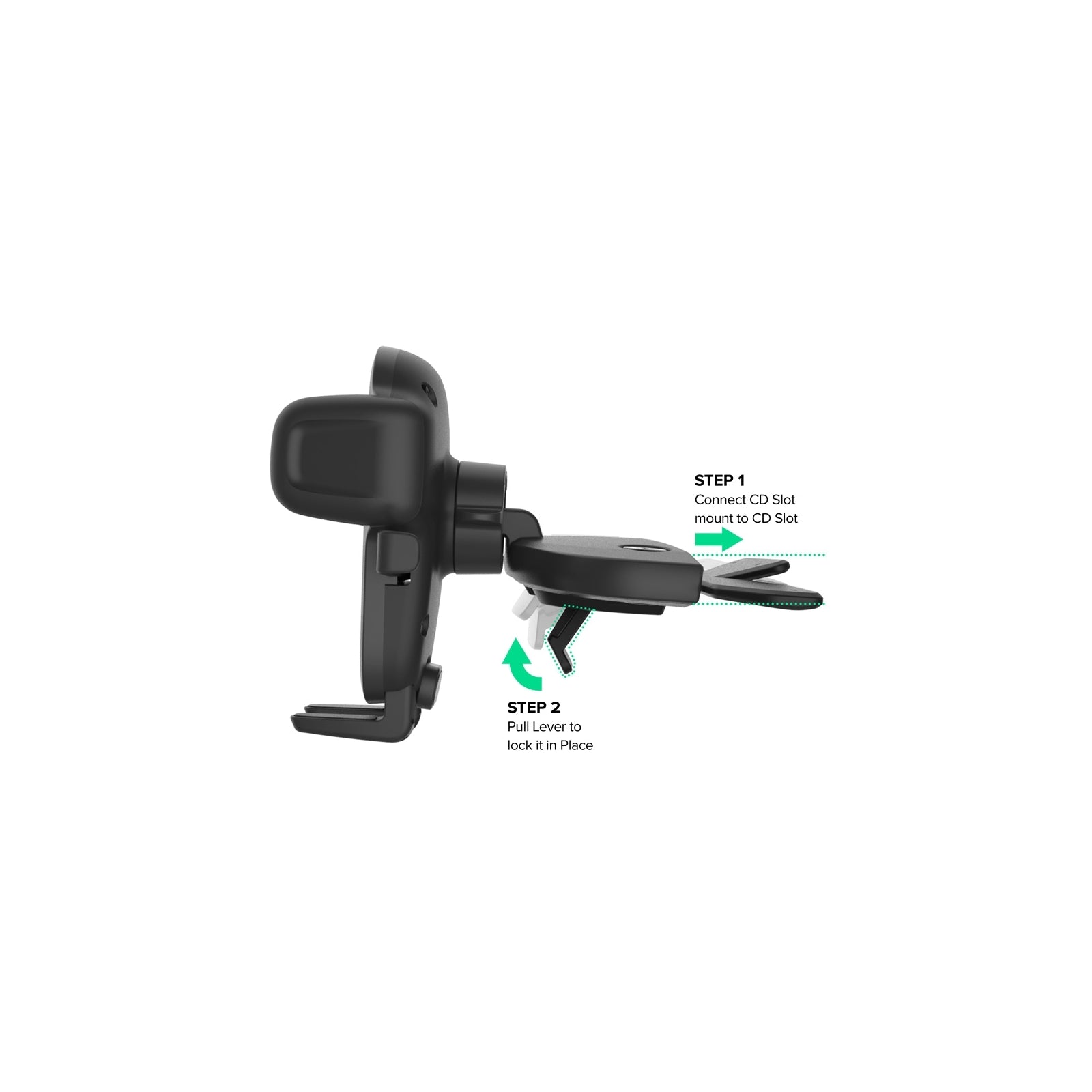 iOttie Easy One Touch 5 CD Slot Mount Black