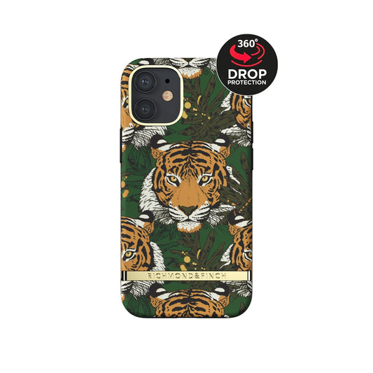 Richmond & Finch Freedom Series One-Piece Apple iPhone 12 Mini Green Tiger
