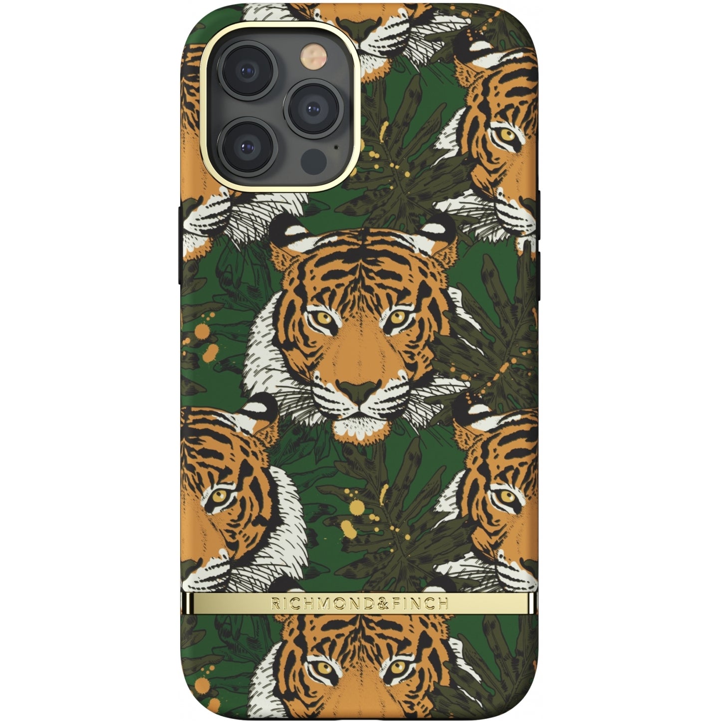 Richmond & Finch Freedom Series One-Piece Apple iPhone 12 Pro Max Green Tiger