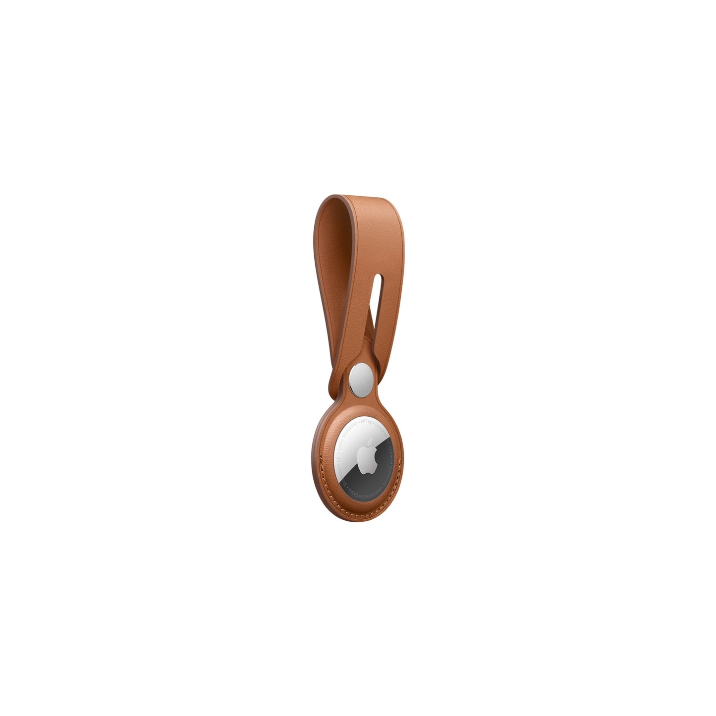 MX4A2ZM/A Apple Airtag Leather Loop Saddle Brown