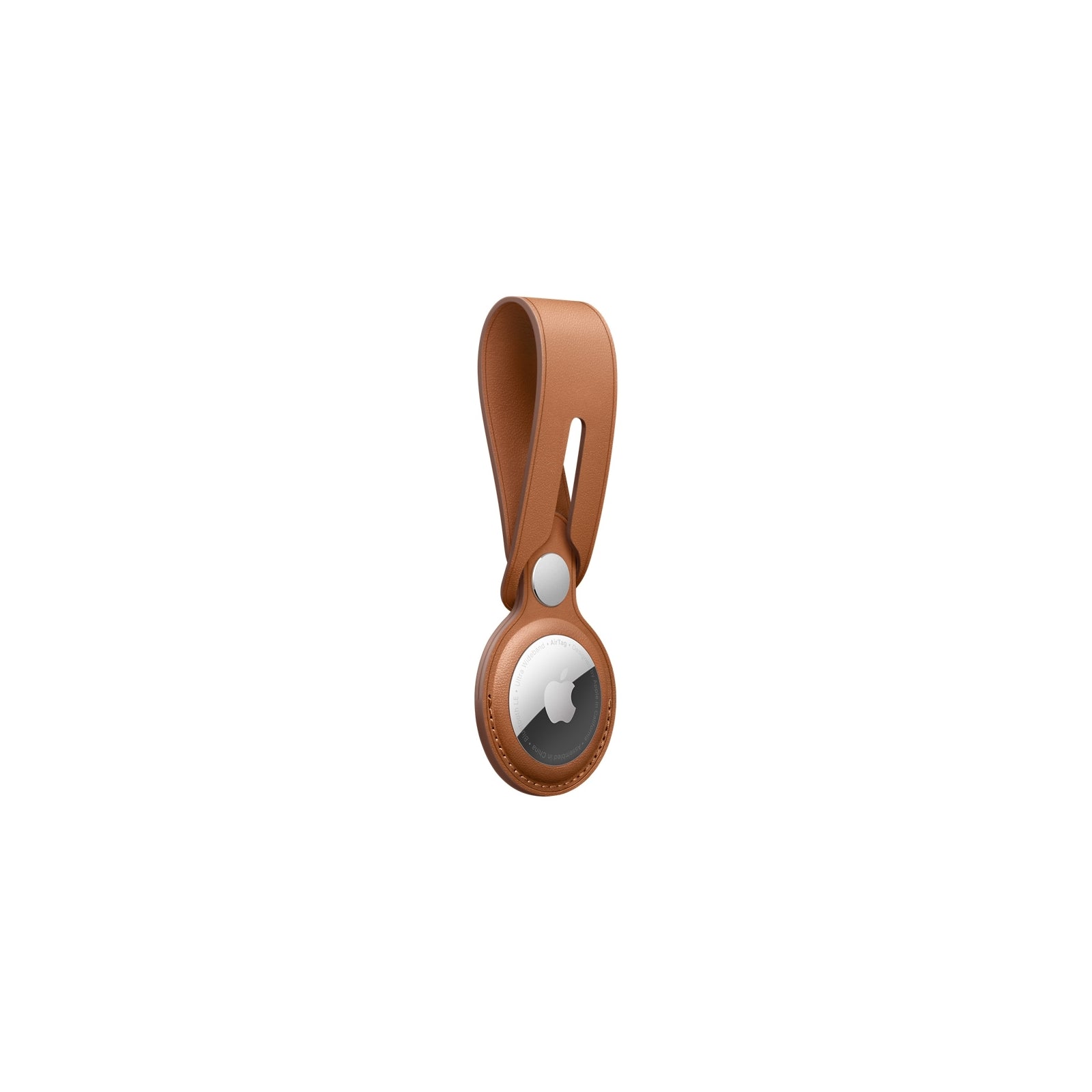 MX4A2ZM/A Apple Airtag Leather Loop Saddle Brown