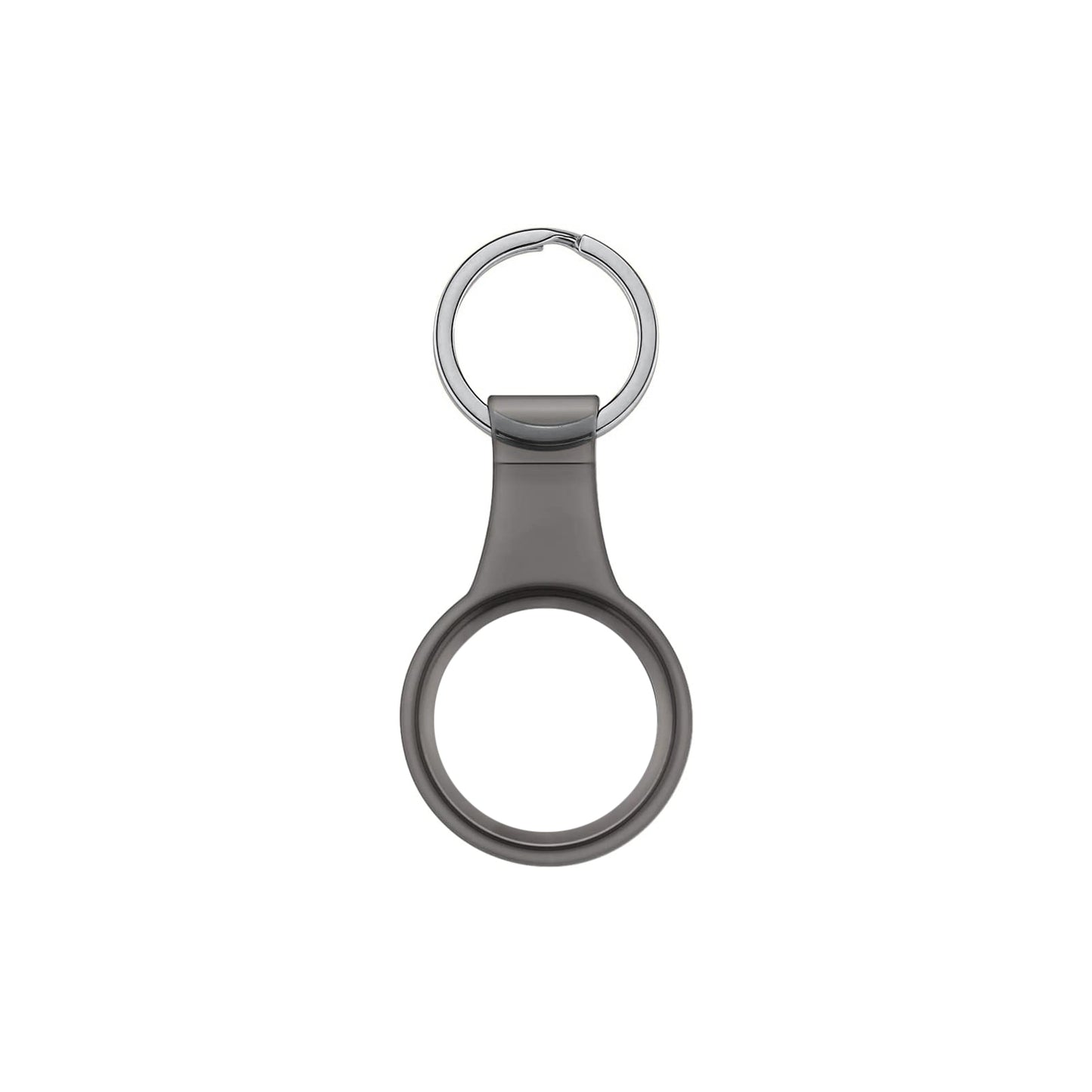Xccess TPU Airtag Keychain Transparent Black
