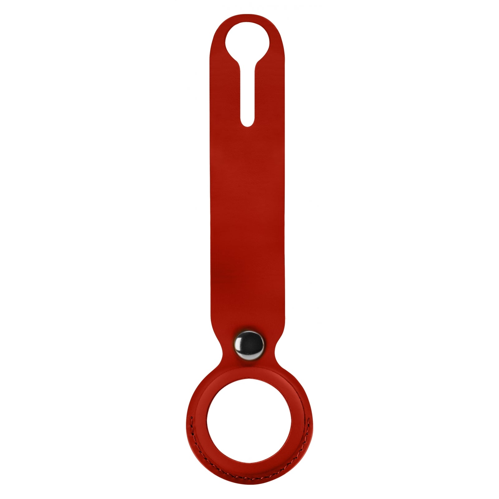 Xccess PU Leather Airtag Loop Red