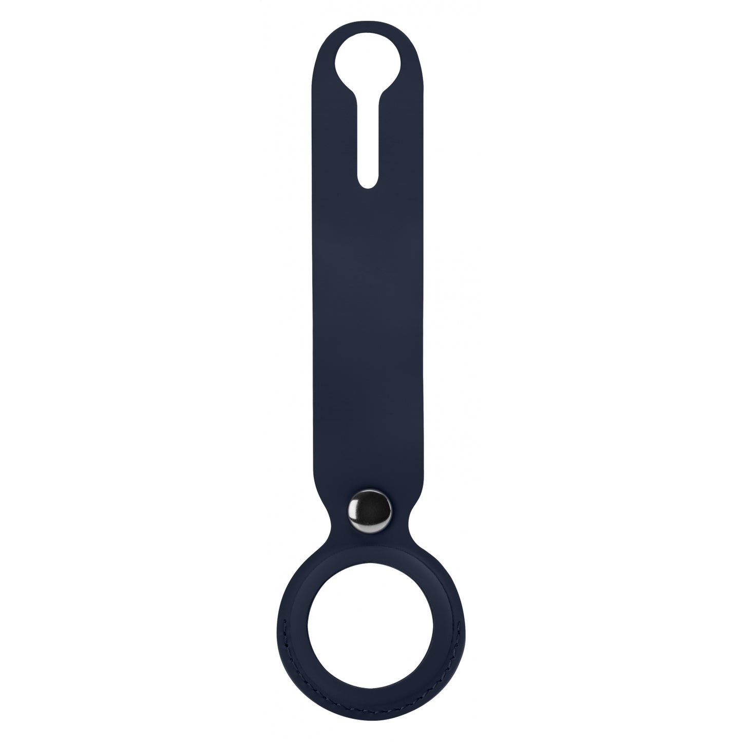 Xccess PU Leather Airtag Loop Dark Blue