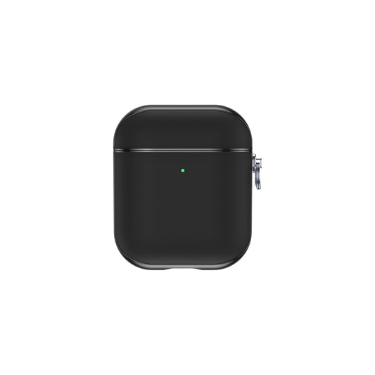 Valenta Leather Snap Case Apple Airpods Gen 1/2 Black