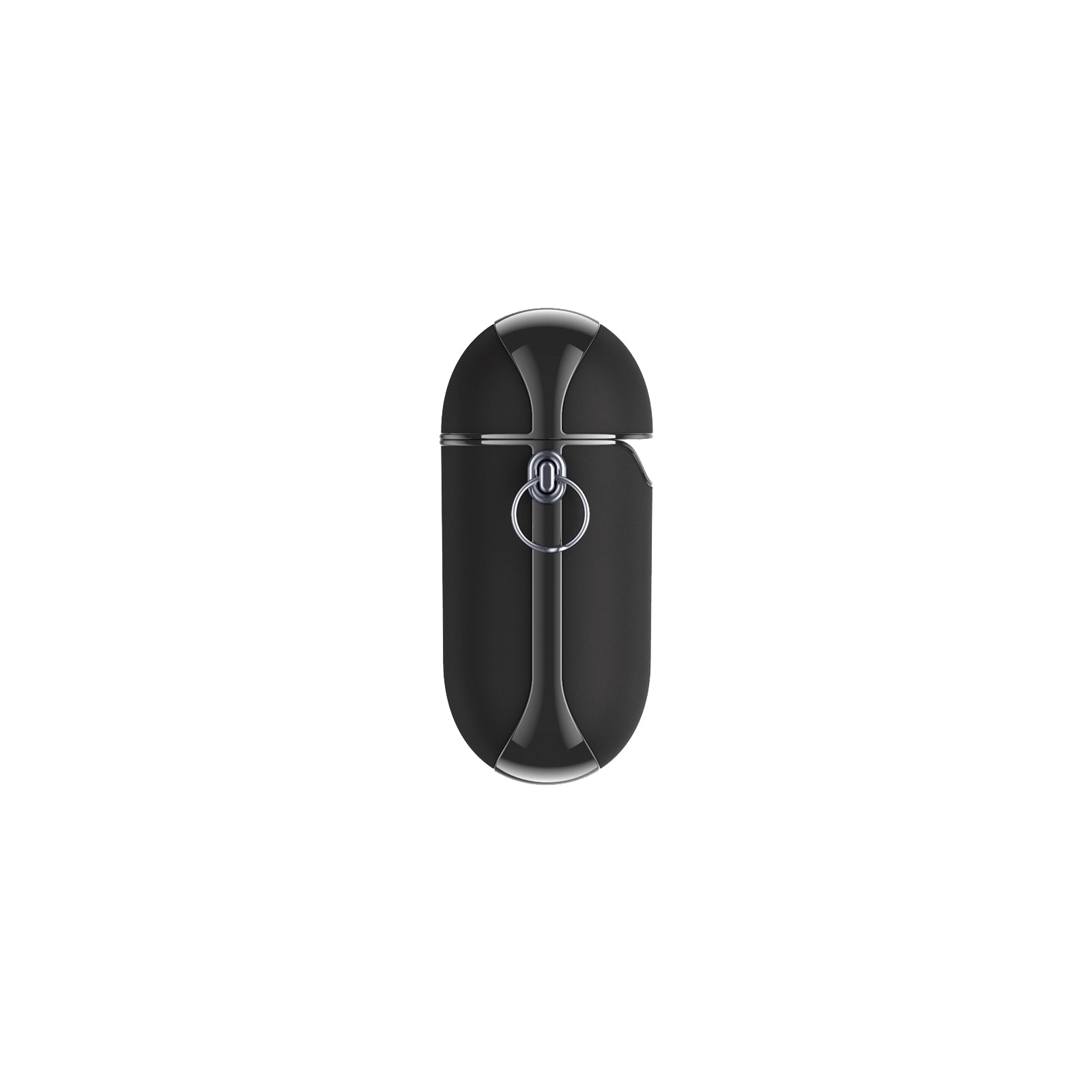 Valenta Leather Snap Case Apple Airpods Gen 1/2 Black