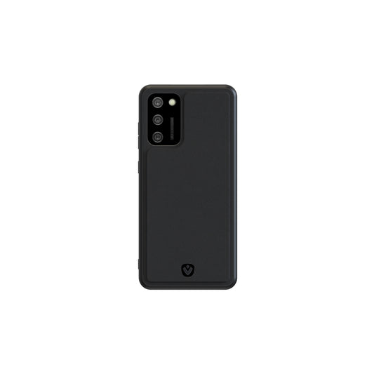 Valenta Leather Back Cover Snap Samsung Galaxy A02s Black