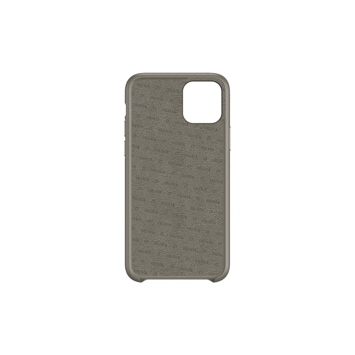 Valenta Leather Back Cover Snap Luxe Apple iPhone 11 Grey