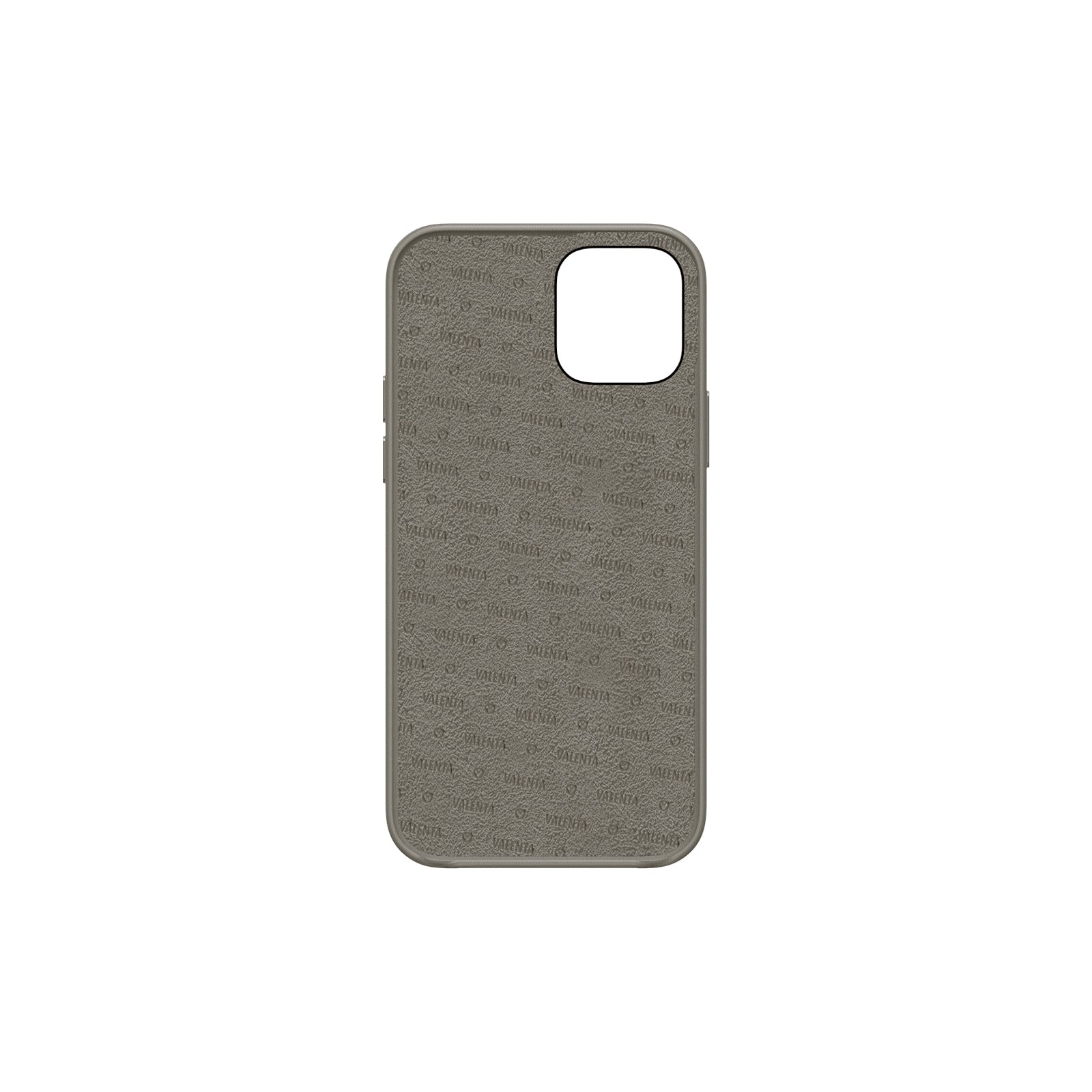 Valenta Leather Back Cover Snap Luxe Apple iPhone 12/12 Pro Grey