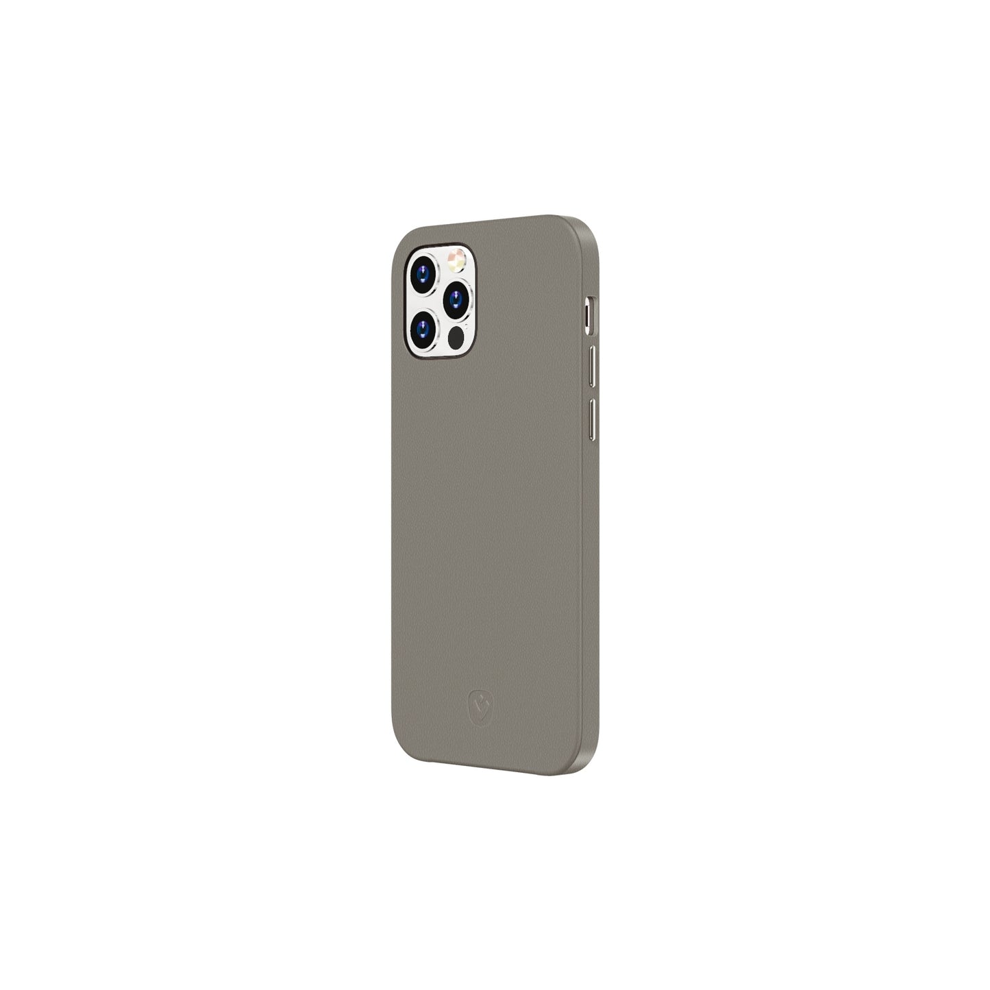 Valenta Leather Back Cover Snap Luxe Apple iPhone 12/12 Pro Grey