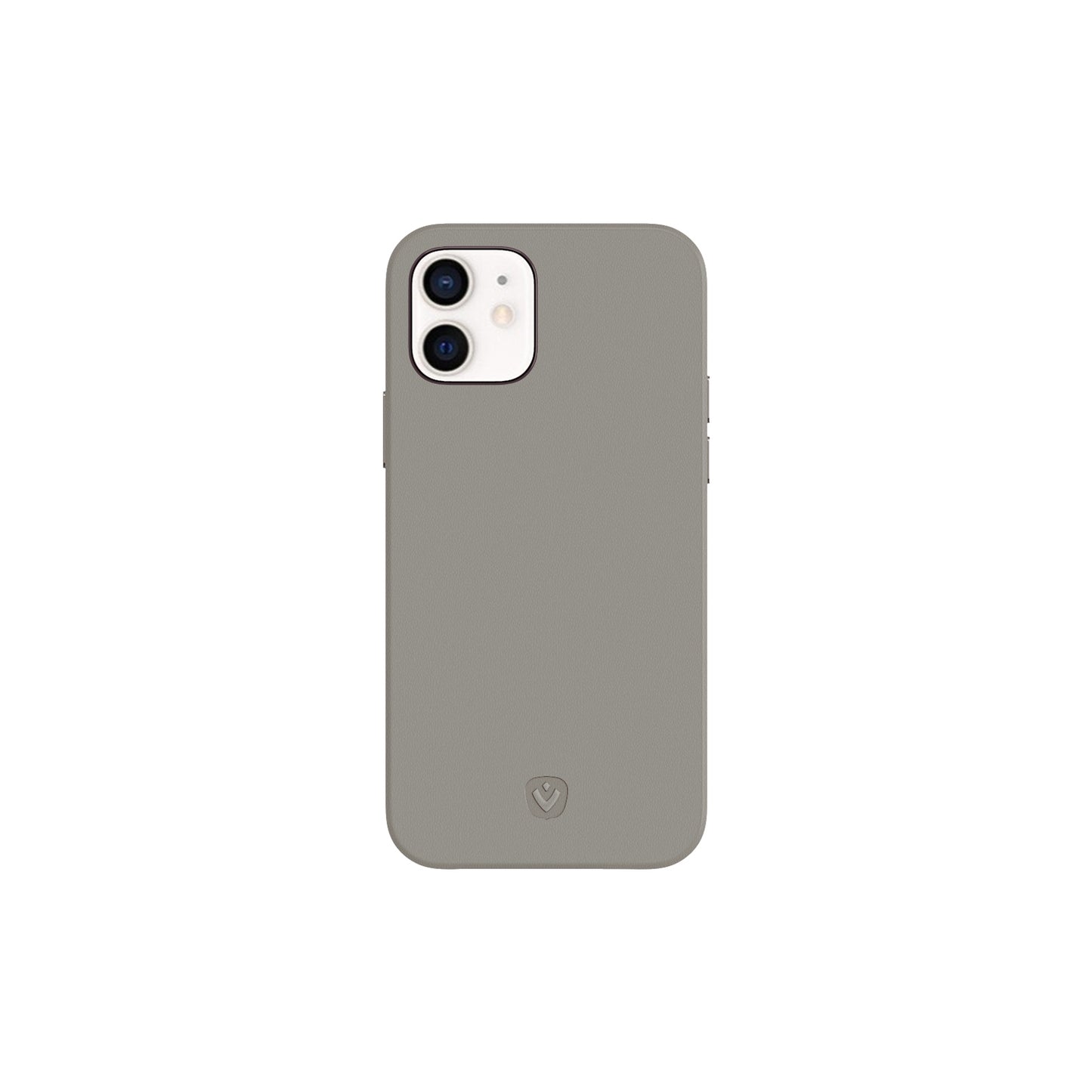 Valenta Leather Back Cover Snap Luxe Apple iPhone 12 Mini Grey