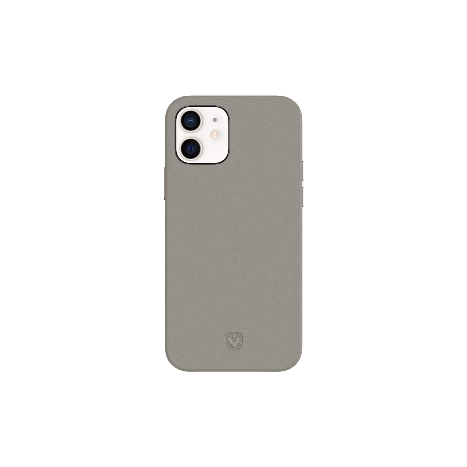 Valenta Leather Back Cover Snap Luxe Apple iPhone 12 Mini Grey
