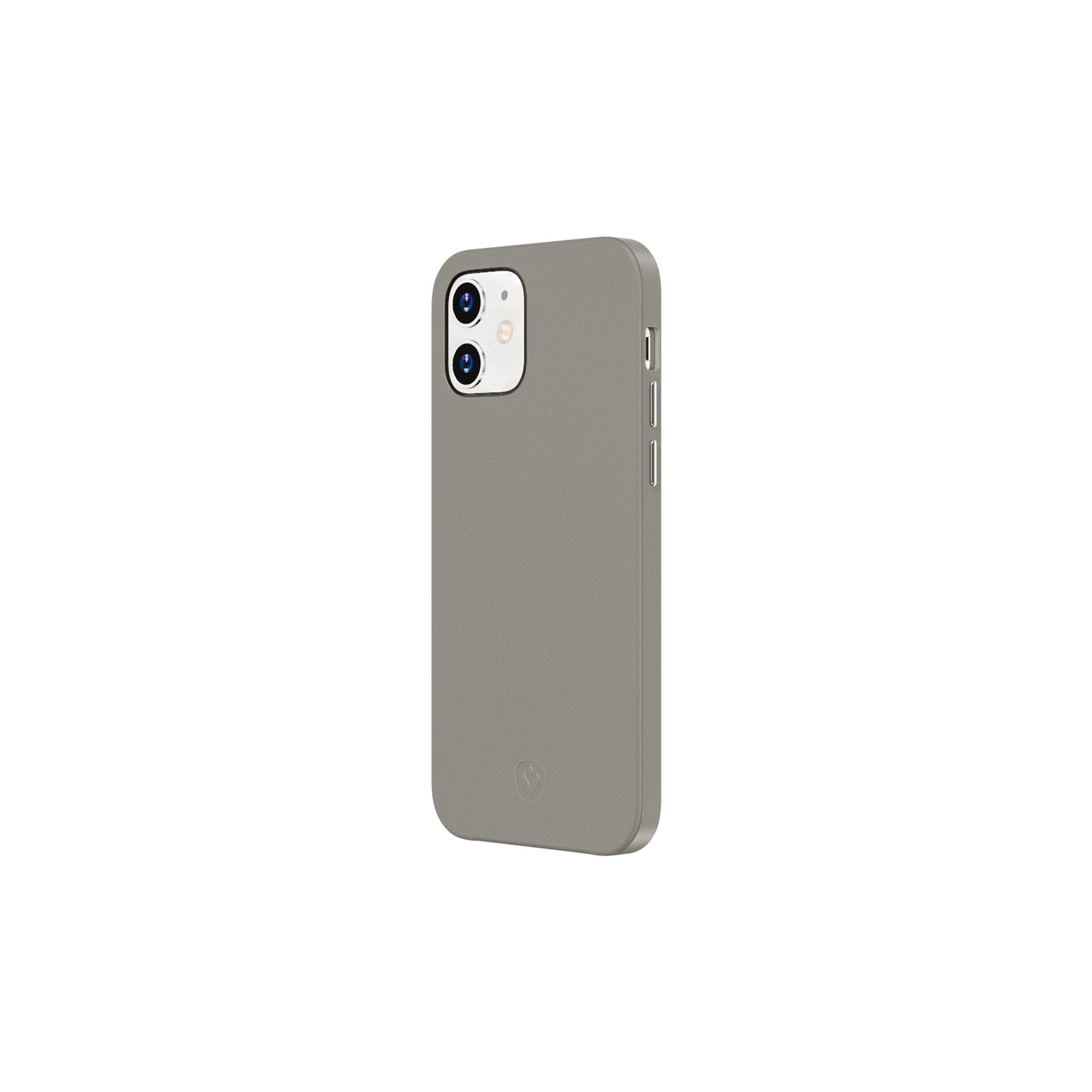 Valenta Leather Back Cover Snap Luxe Apple iPhone 12 Mini Grey