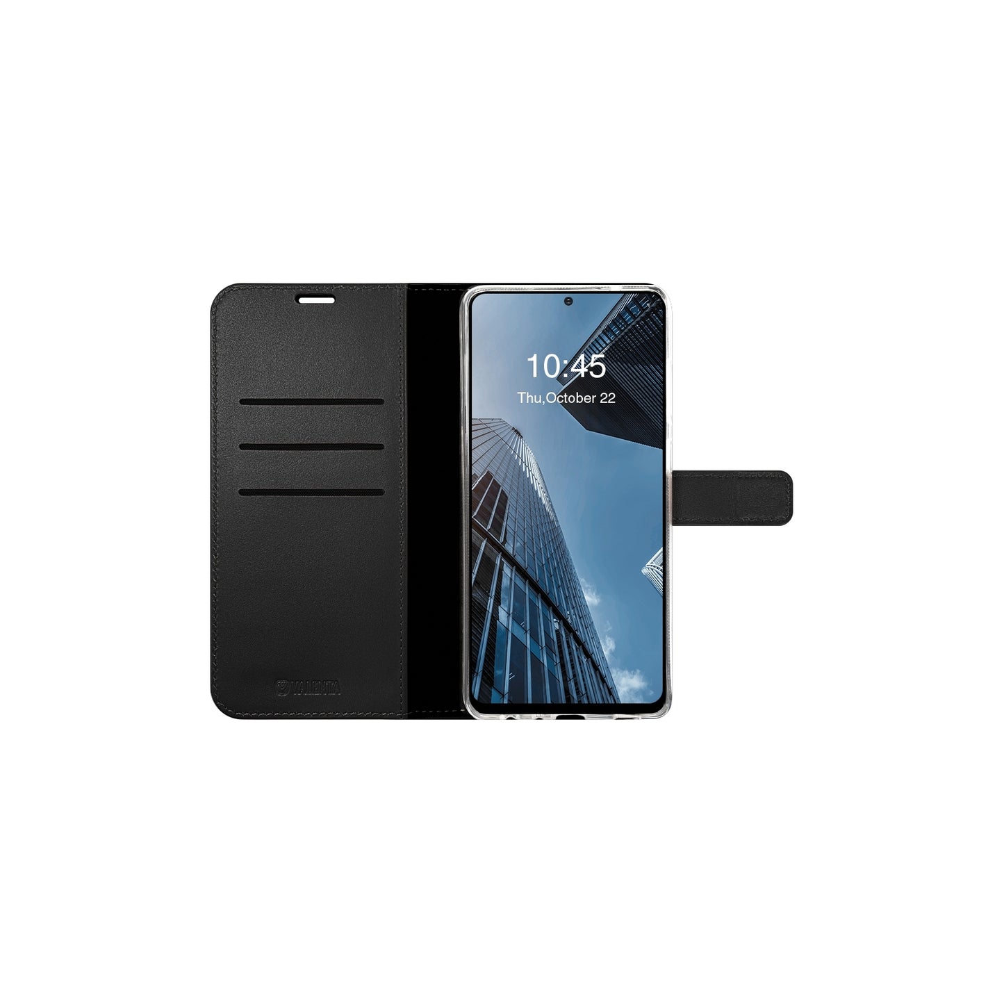 Valenta Book Case Gel Skin Samsung Galaxy A72 4G Black