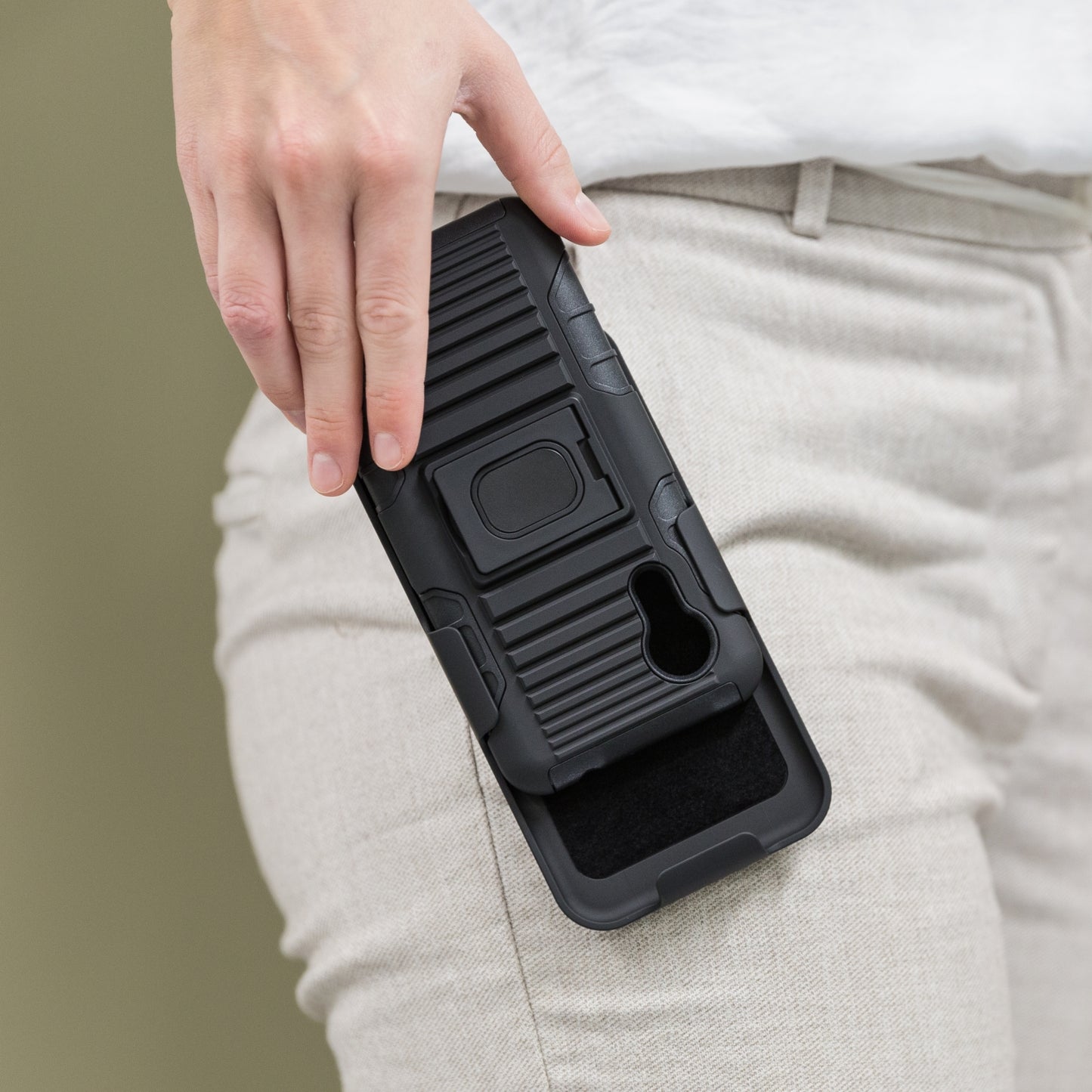 Xccess Combo Holster with Clip Samsung Galaxy Xcover 5 Black