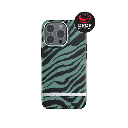 Richmond & Finch Freedom Series One-Piece Apple iPhone 13 Pro Emerald Zebra