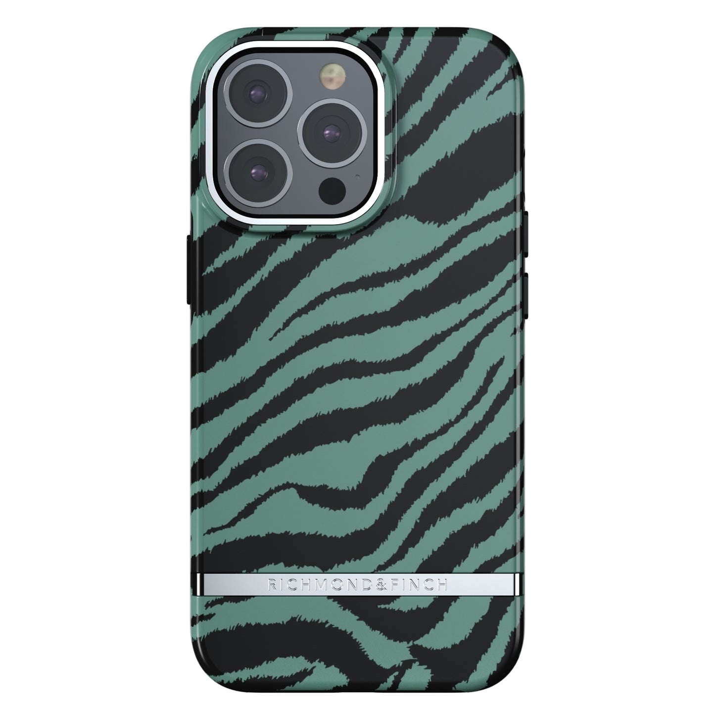Richmond & Finch Freedom Series One-Piece Apple iPhone 13 Pro Emerald Zebra