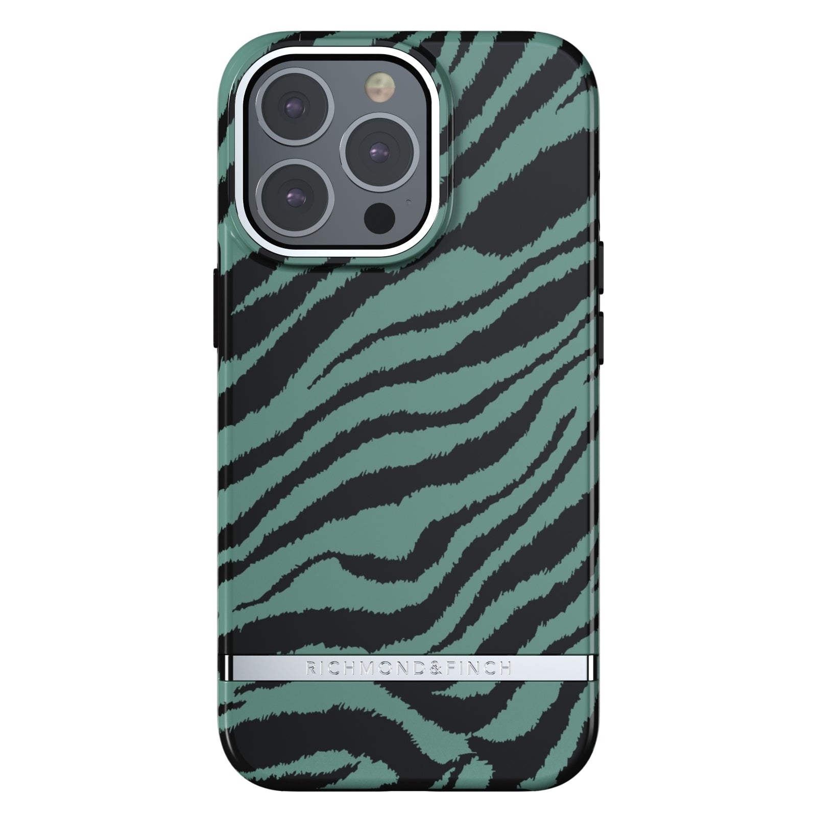Richmond & Finch Freedom Series One-Piece Apple iPhone 13 Pro Emerald Zebra