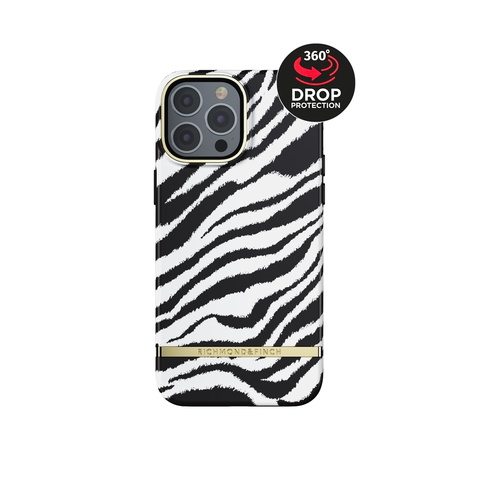 Richmond & Finch Freedom Series One-Piece Apple iPhone 13 Pro Max Zebra