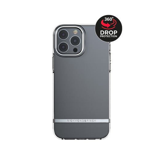 Richmond & Finch Clear Case Collection Apple iPhone 13 Pro Max Transparent/Silver