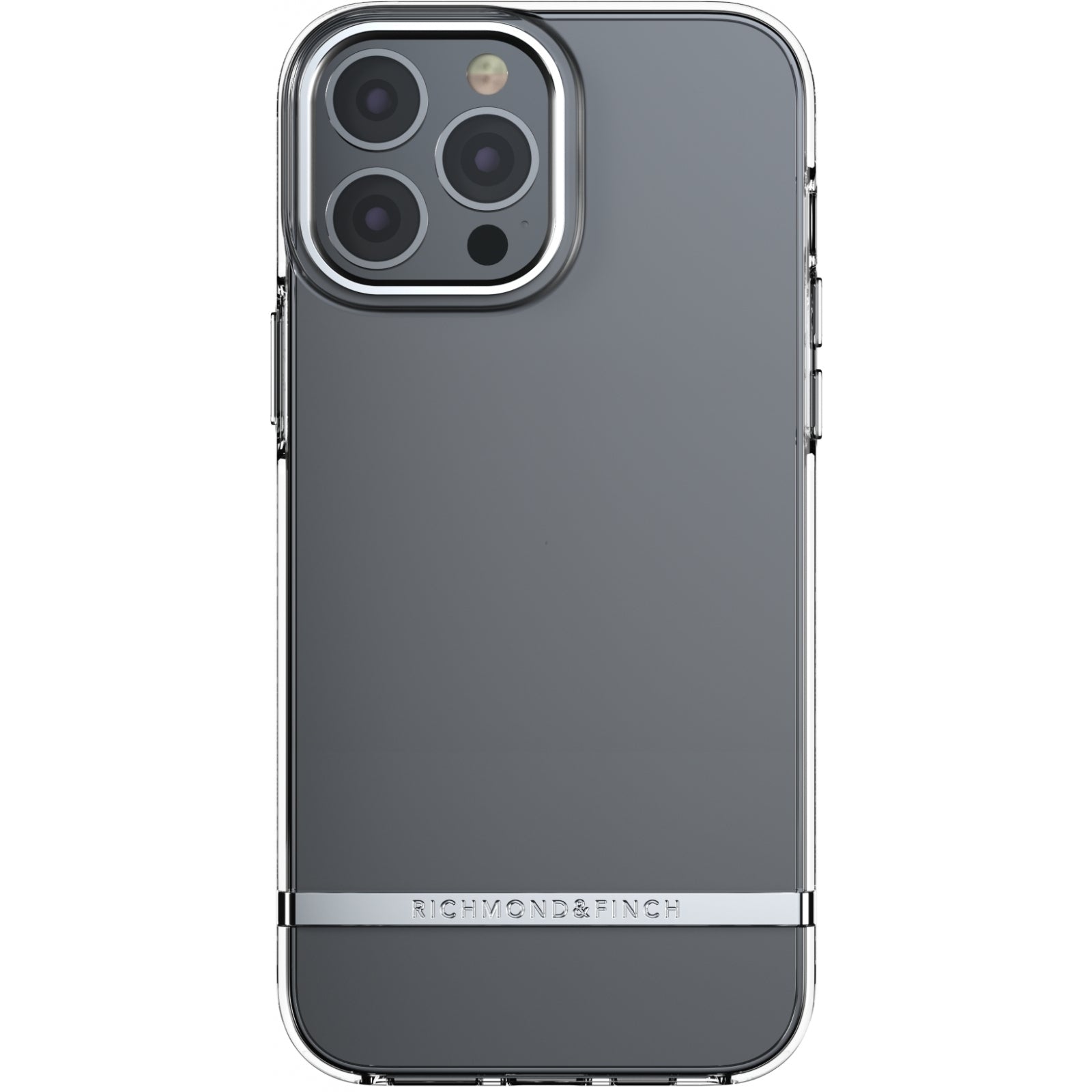 Richmond & Finch Clear Case Collection Apple iPhone 13 Pro Max Transparent/Silver