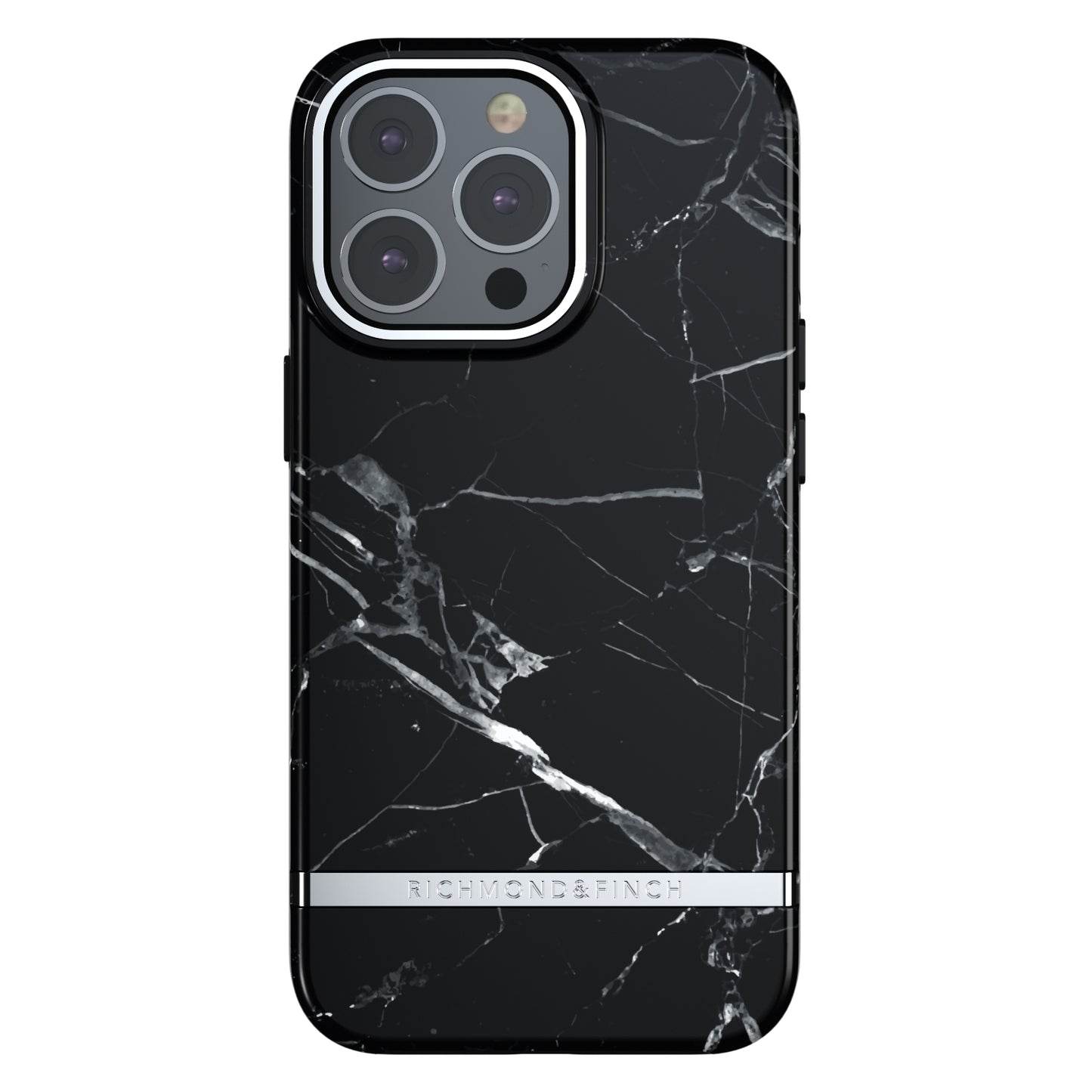 Richmond & Finch Freedom Series One-Piece Apple iPhone 13 Pro Black Marble