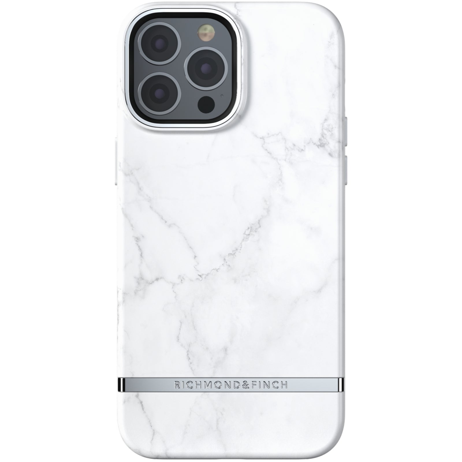 Richmond & Finch Freedom Series One-Piece Apple iPhone 13 Pro White Marble