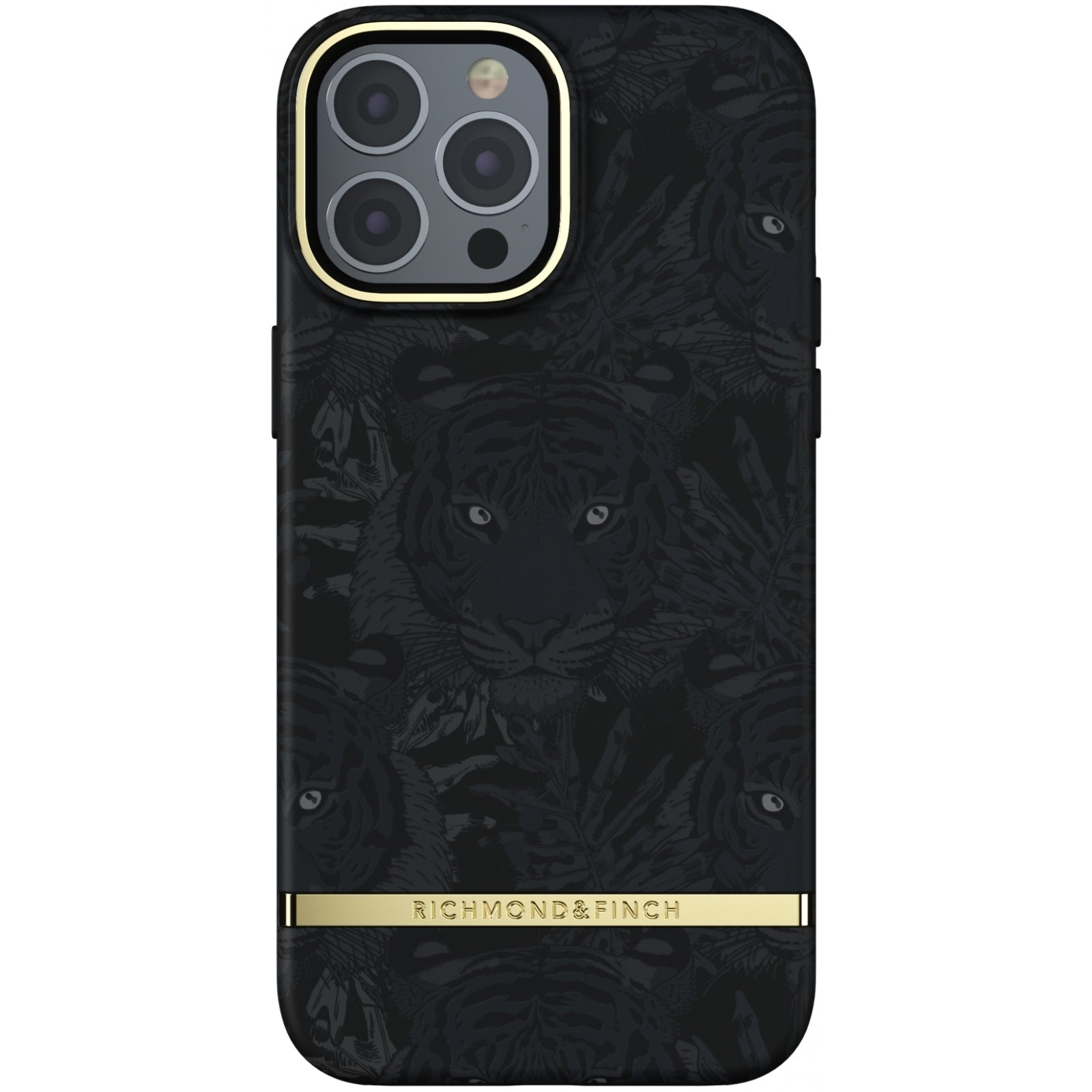 Richmond & Finch Freedom Series One-Piece Apple iPhone 13 Pro Max Black Tiger