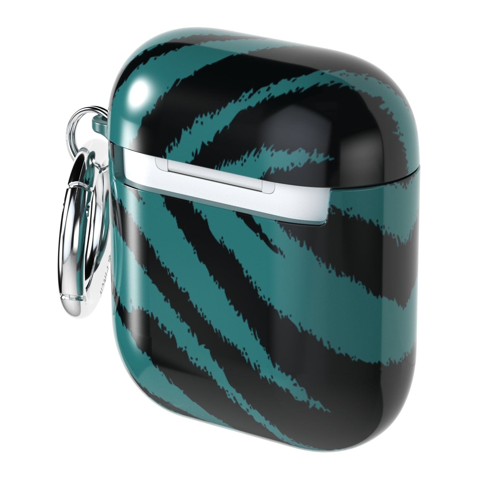Richmond & Finch Freedom Series Apple Airpod Emerald Zebra