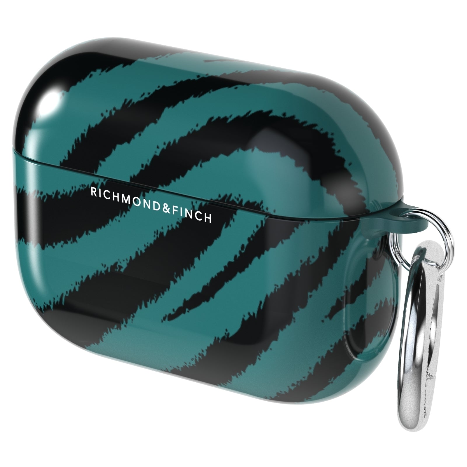 Richmond & Finch Freedom Series Apple Airpod Pro Emerald Zebra