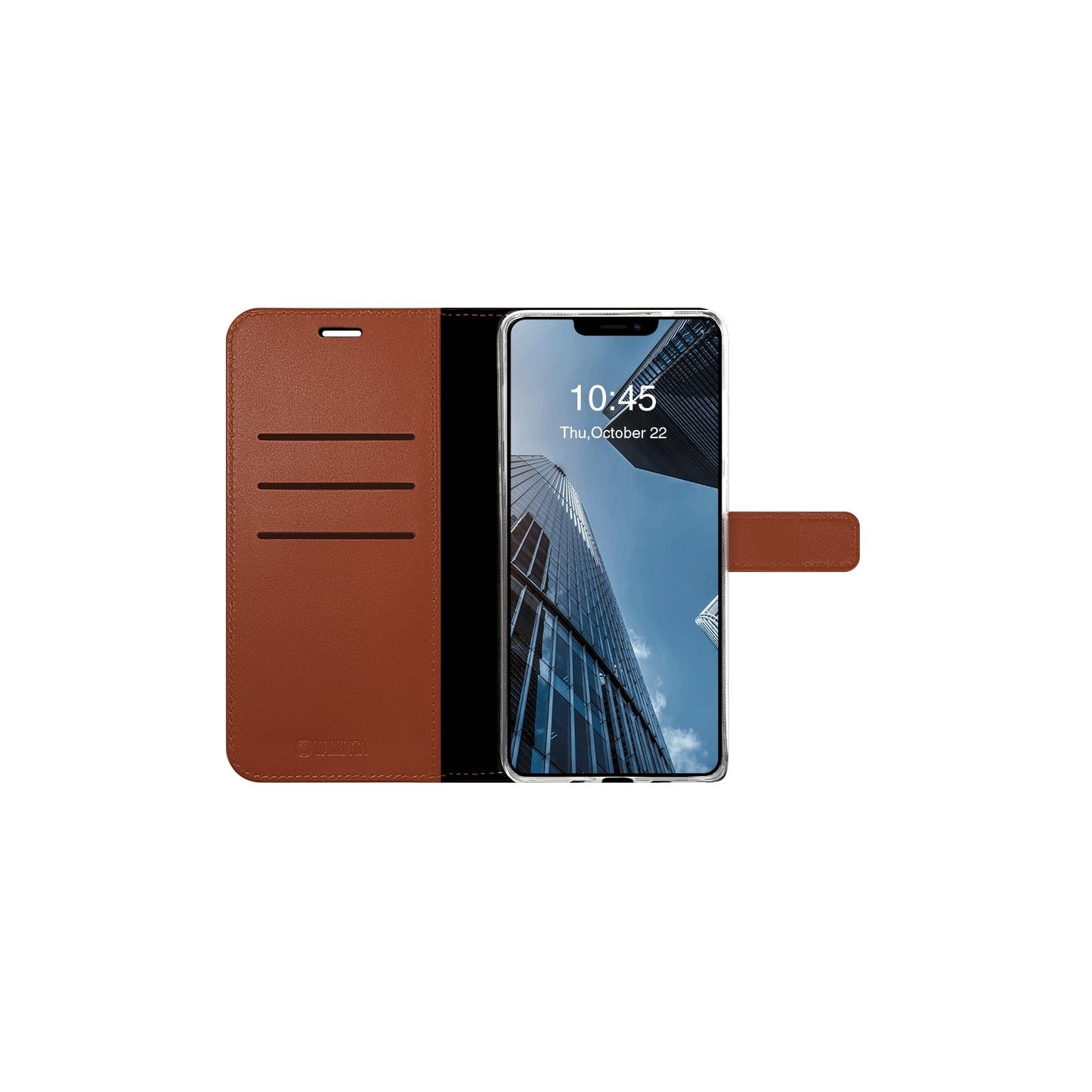 Valenta Book Case Gel Skin Apple iPhone 13 Pro Brown