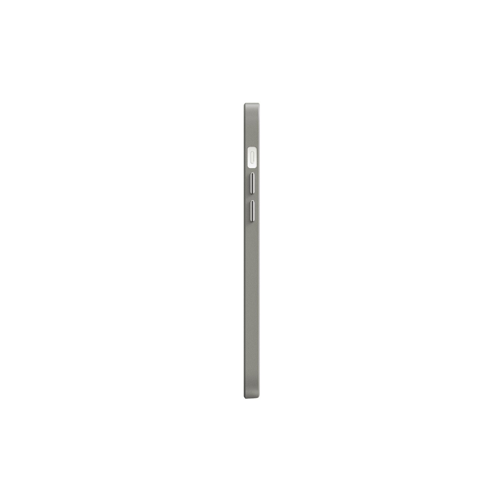 Valenta Leather Back Cover Snap Luxe Apple iPhone 13 Mini Grey
