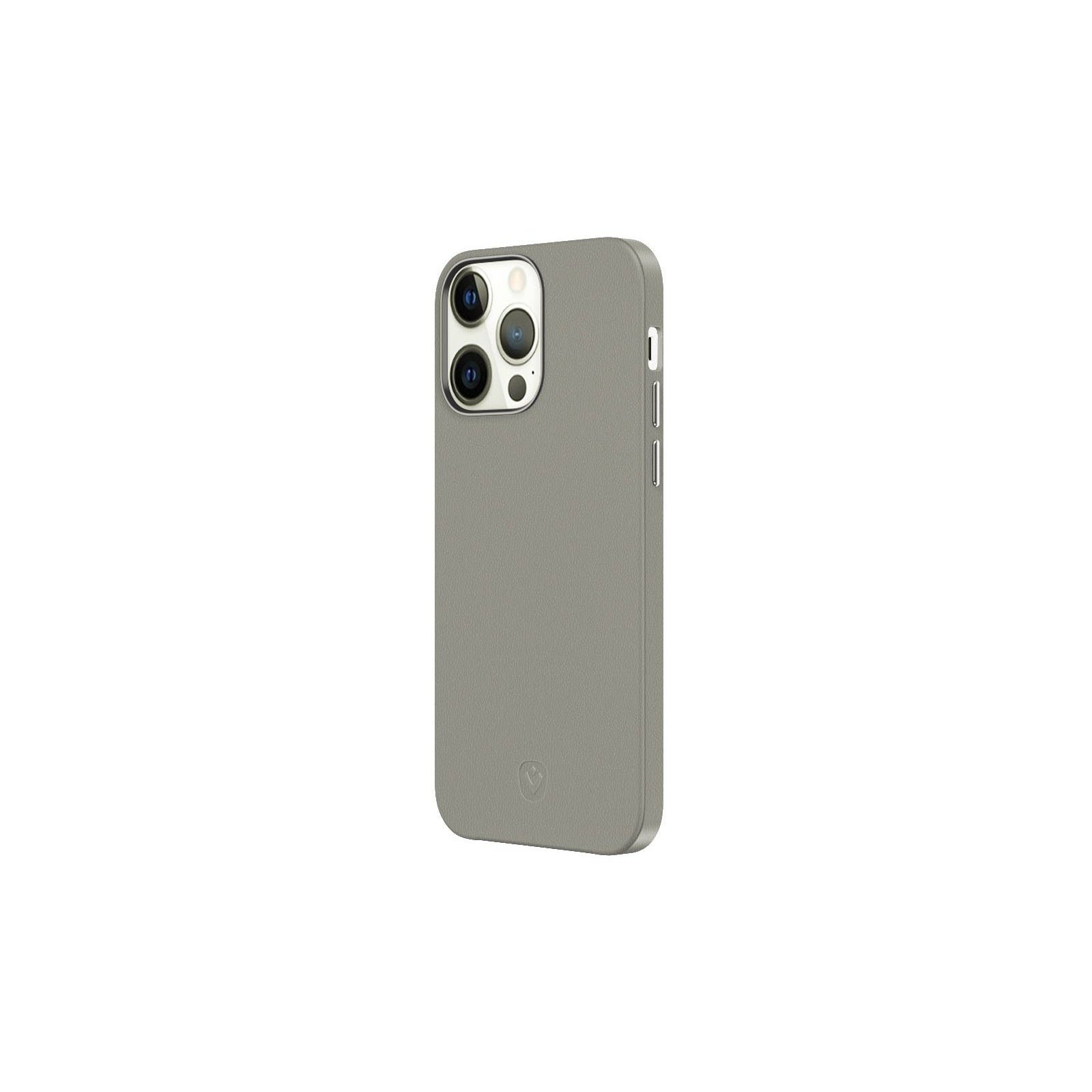 Valenta Leather Back Cover Snap Luxe Apple iPhone 13 Pro Grey