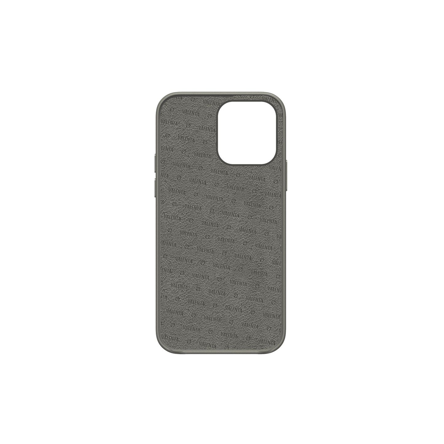 Valenta Leather Back Cover Snap Luxe Apple iPhone 13 Pro Max Grey