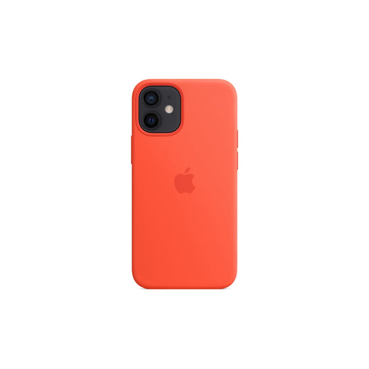 MKTN3ZM/A Apple Silicone Case with MagSafe iPhone 12 Mini Electric Orange