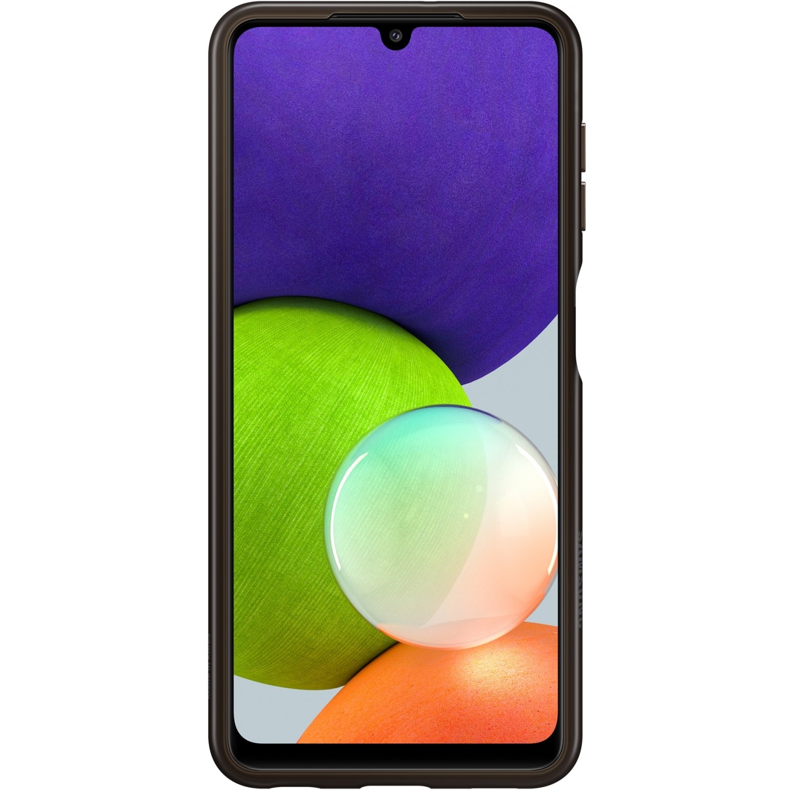 EF-QA225TBEGEU Samsung Soft Clear Cover Galaxy A22 4G Black