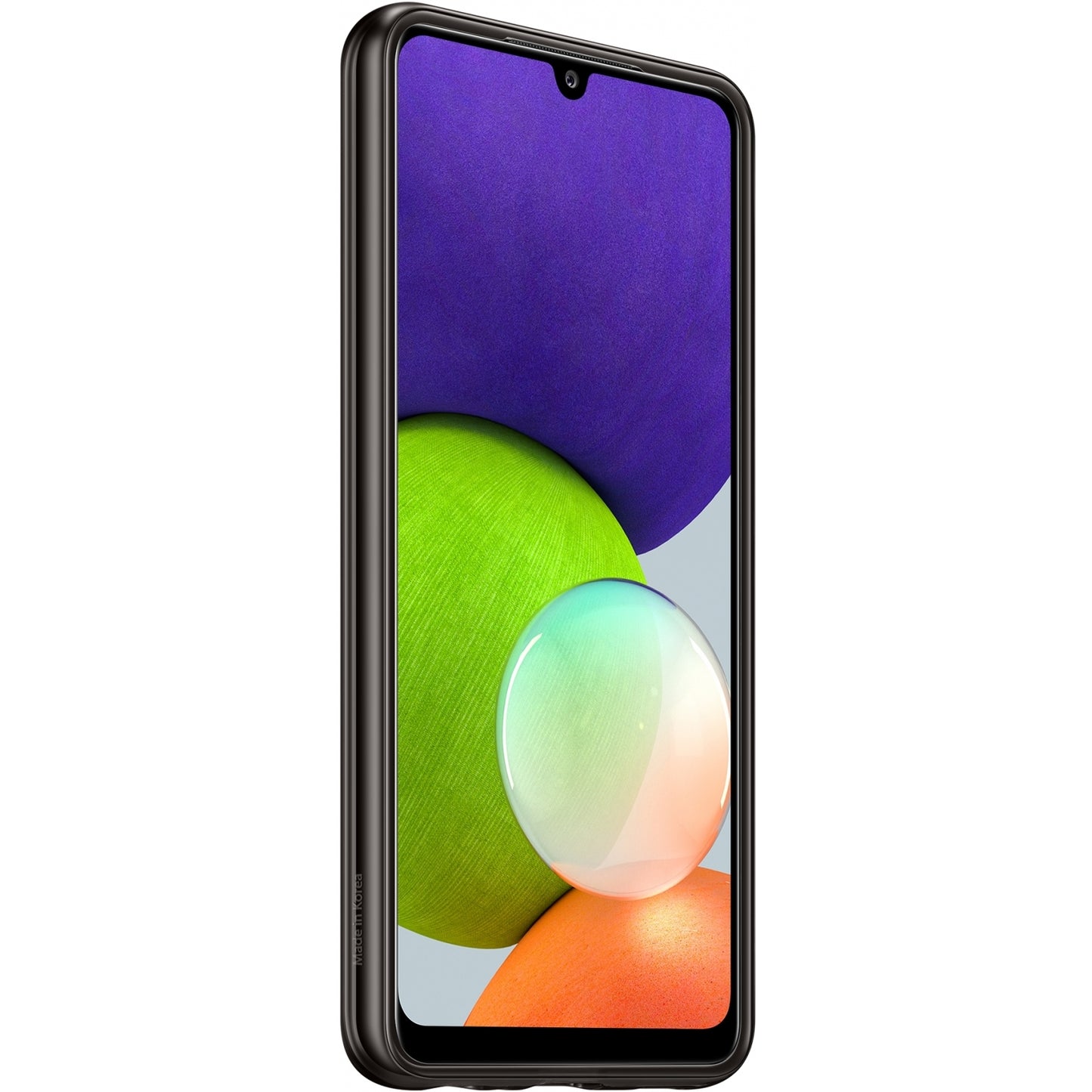 EF-QA225TBEGEU Samsung Soft Clear Cover Galaxy A22 4G Black