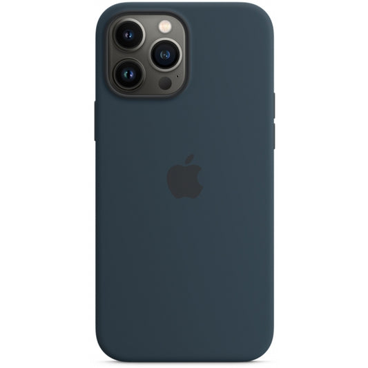 MM2T3ZM/A Apple Silikon Case mit MagSafe iPhone 13 Pro Max Abyss Blue