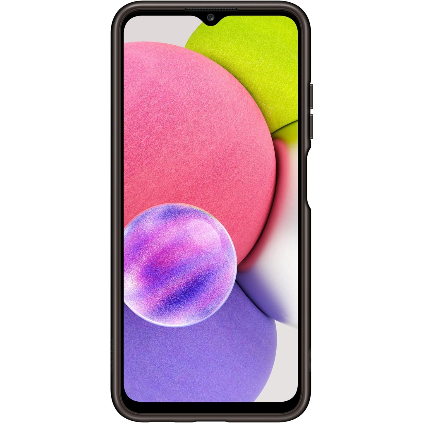 EF-QA038TBEGEU Samsung Soft Clear Cover Galaxy A03s Black