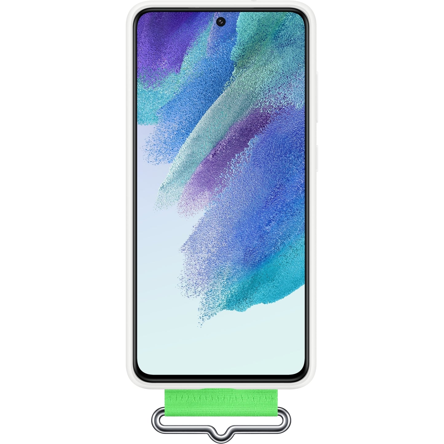 EF-GG990TWEGWW Samsung Silicone Cover with Strap Galaxy S21 FE 5G White
