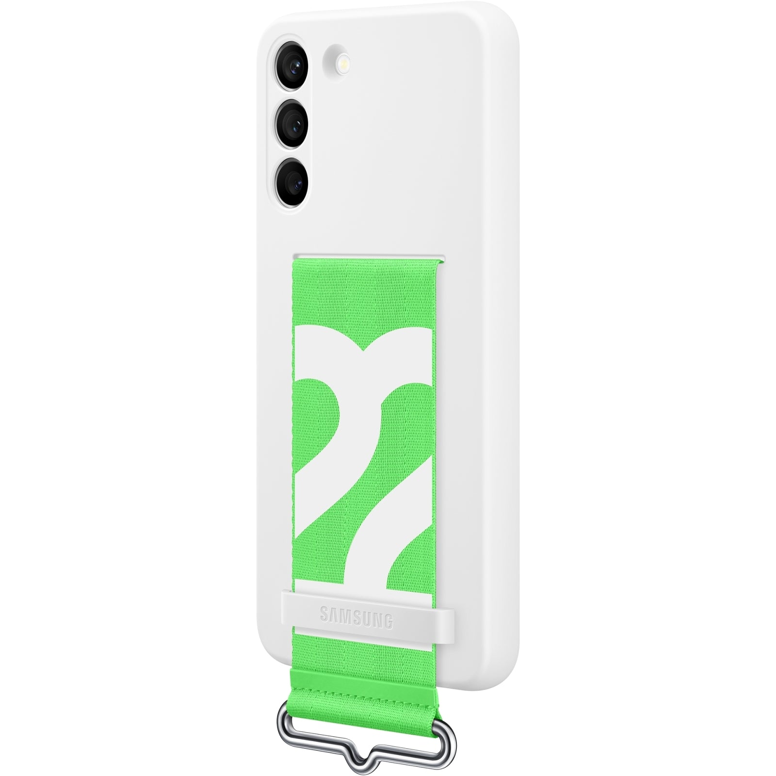 EF-GS906TWEGWW Samsung Silicone Cover with Strap Galaxy S22+ 5G White