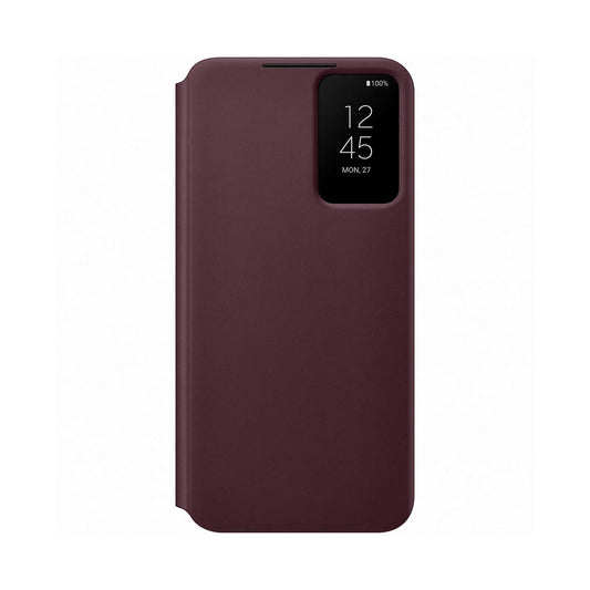 EF-ZS906CEEGEE Samsung Smart Clear View Cover Galaxy S22+ 5G Burgundy