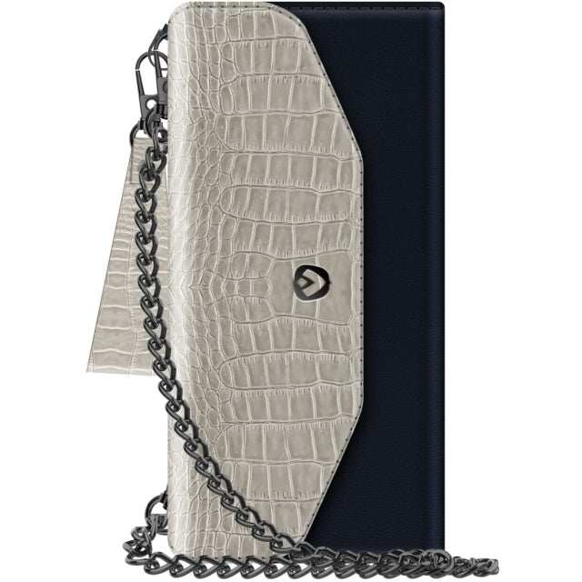 Valenta Clutch Croco Case Snap Universal Medium Black